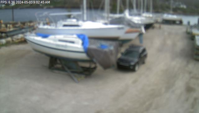 Webcam view of Mahone Bay Civic Marina wharf