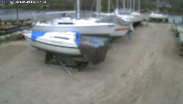 Webcam view of Mahone Bay Civic Marina wharf